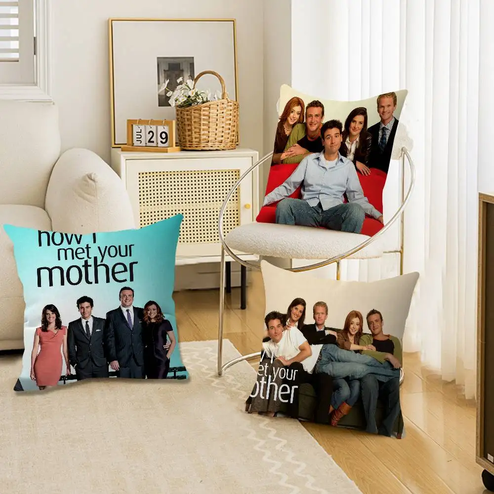 Classic TV How I Met Your Mother Pillow Cushion Cover Pillowcase Living Room Sofa Home Decor Customized