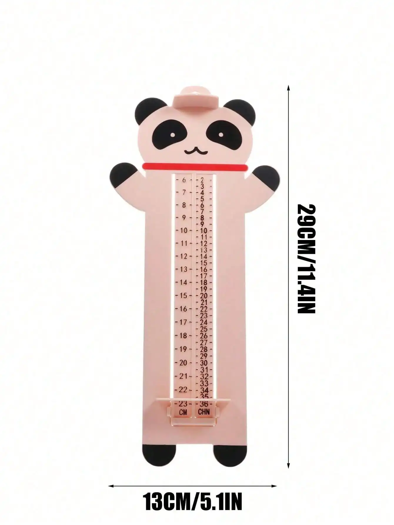 1/2pcs Professional Baby Panda Foot Measurement Ruler Shoe Size Measuring Tool for Infants Boys Girls And Adults