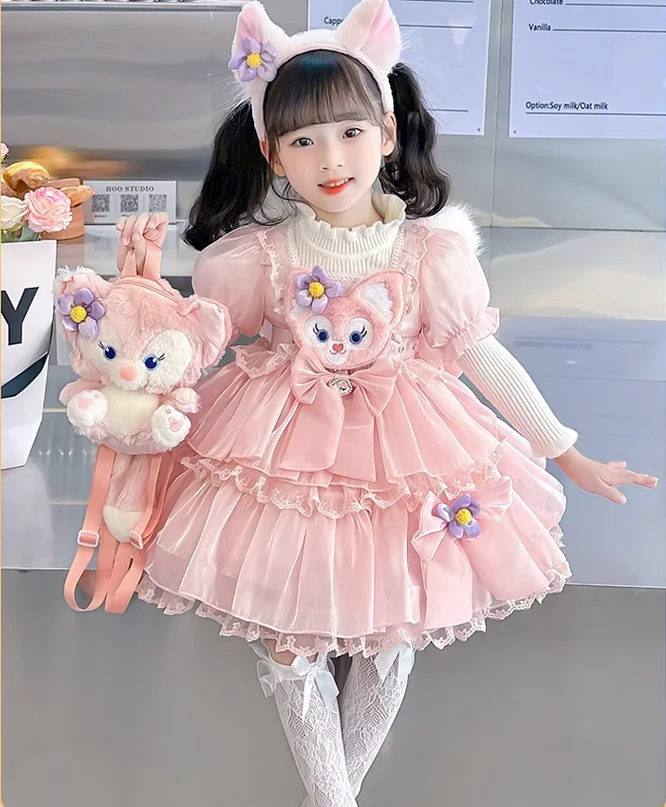 

Girls' Lolita Dress Autumn/Winter Halloween Lingna Belle Short Sleeve Sweater Princess Clothing