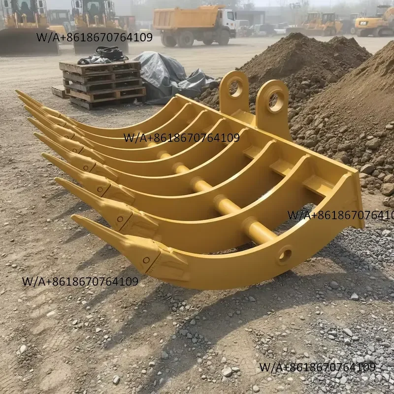Suitable for New Excavator Root Rakes Manual Mechanical Ripper Rakes 3/5/8/12/15/20/30/36 Ton Excavator