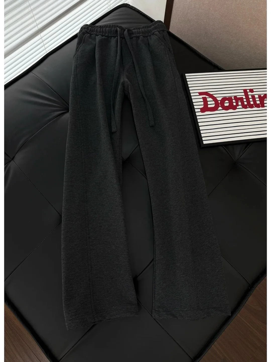 

Мужские брюки в американском ретро-стиле с широкими штанинами, весенние, свободные, удлиняющие ноги, повседневные, прямые, с эффектом стройности