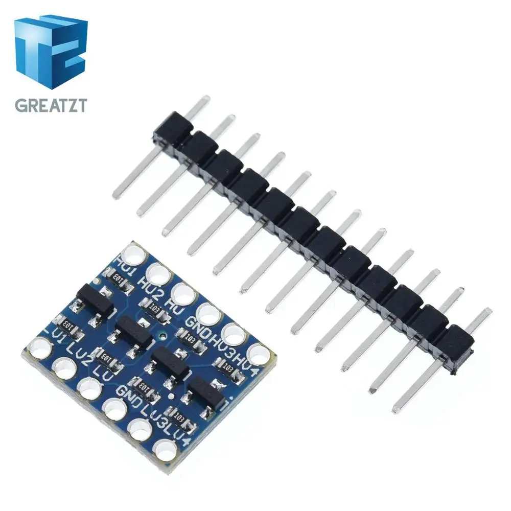 GREATZT 4 channel IIC I2C Logic Level Converter Bi-Directional Module 5V to 3.3V