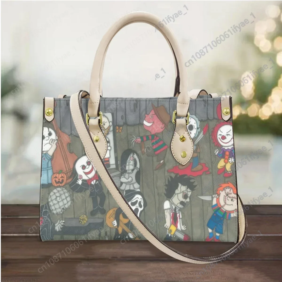 Thriller Movie Friends Luxury Design Ladies Handbag Fashion Casual Top Handle Tote Bag New Daily Street Shoulder Bag Female Gift