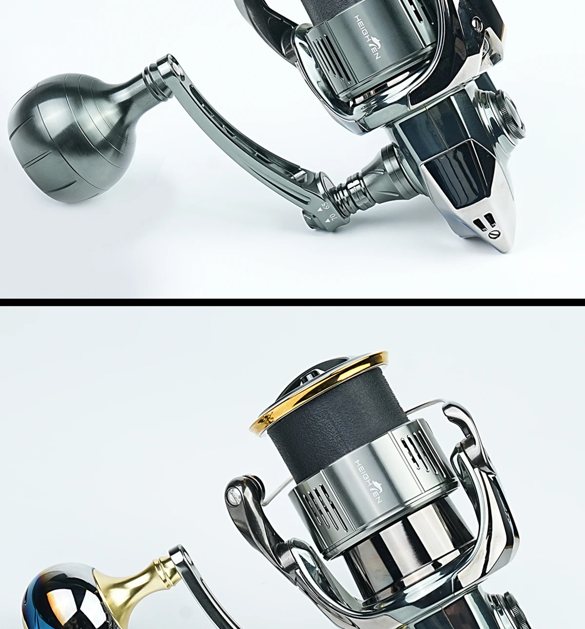 HEIGHTEN Kompatibel mit 4000M C5000 Modellen, passend für Shimano Stella Twin Power Stradic 4000 Rolle - Angelzubehör – Detail 14