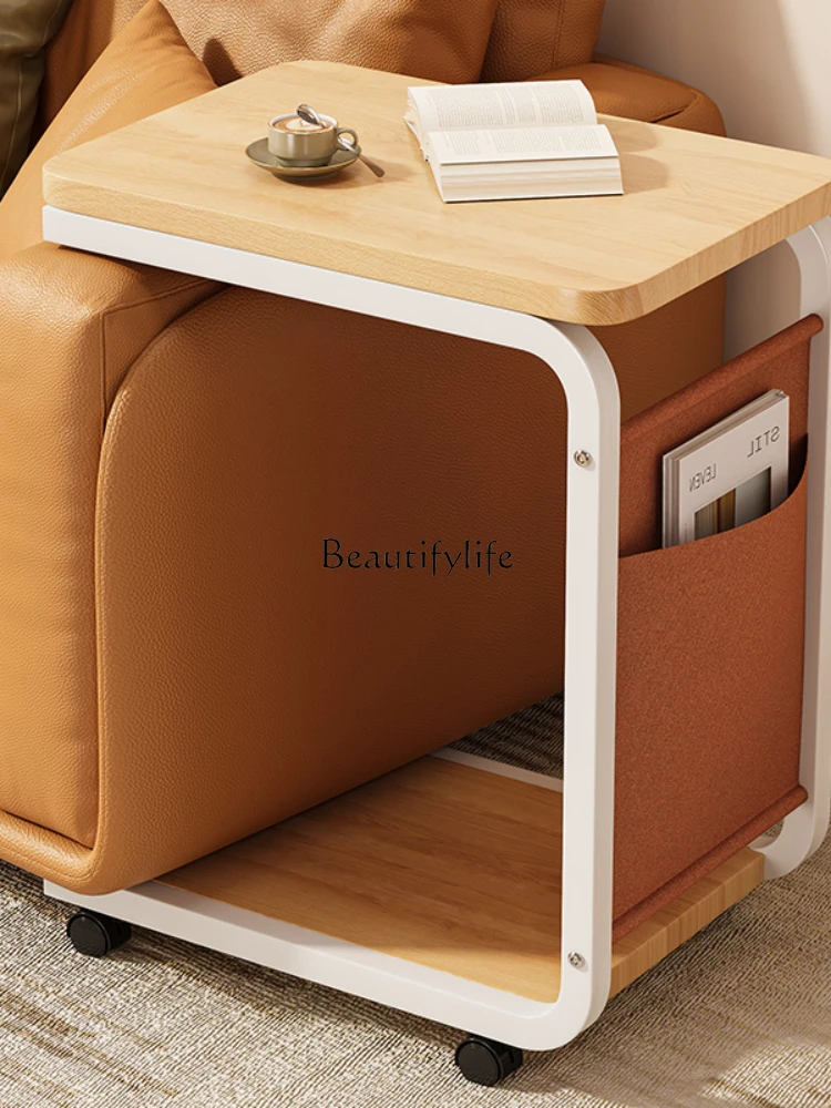 Small bedside table removable household bedroom storage cabinet
