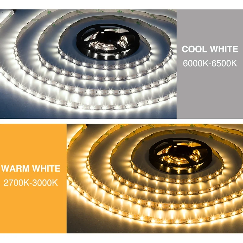 H-W 실내 Led 스트립 5V USB 램프 2835 Tiras Led 라이트 스트립 백라이트 TV 침실 조명