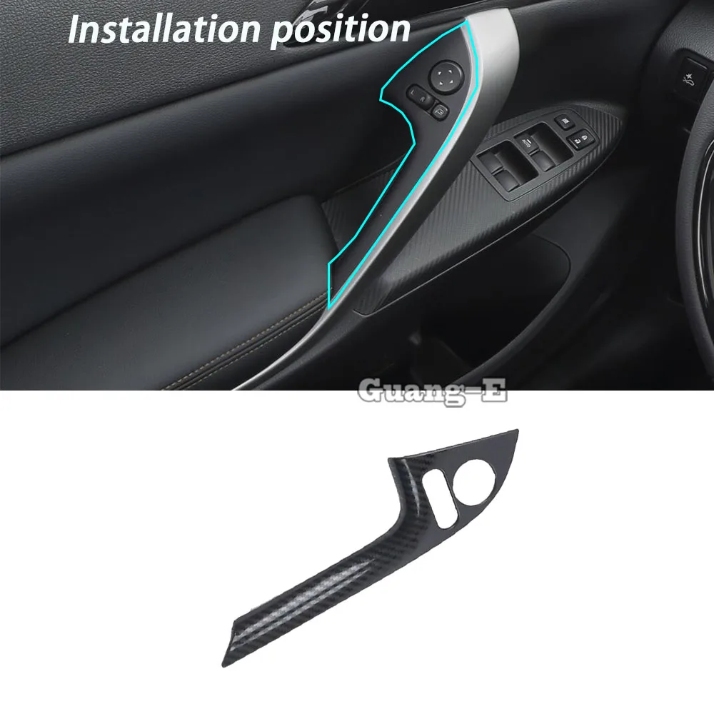 

For Mitsubishi Eclipse Cross 2017 2018 2019 2020 2021 Car Adjusting Knob Exterior Rear Vision Mirror Button Switch Trim 1pcs