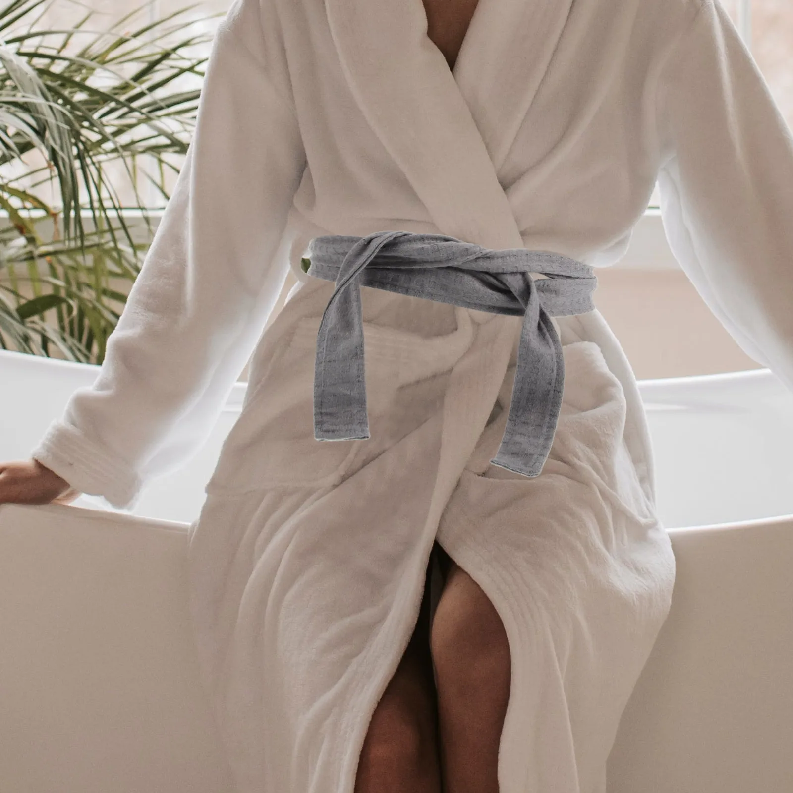 

Bathrobe Belts Soft Flannel Replacement Hotel Robe Waist Ties Adjustable Length Adult Use Home Sleepwear Set