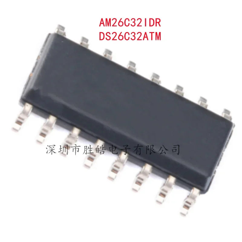 

(10PCS) NEW AM26C32IDR 26C32IDR / DS26C32ATM 26C32ATM SOP-16 Integrated Circuit