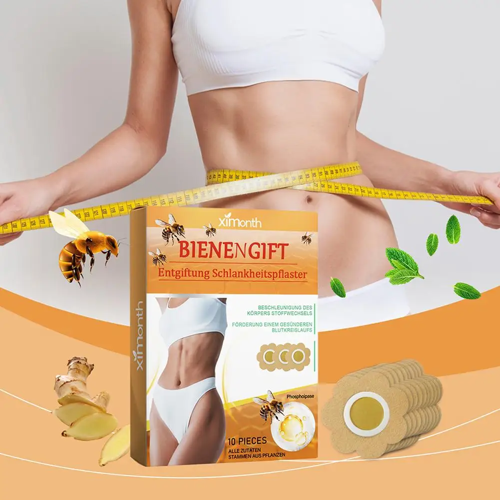 

Body Slimming Patches Detox Abdominal Bee Patches Bee Lymphatic Drainage Slimming Patch For Body Care Beauty R3C2