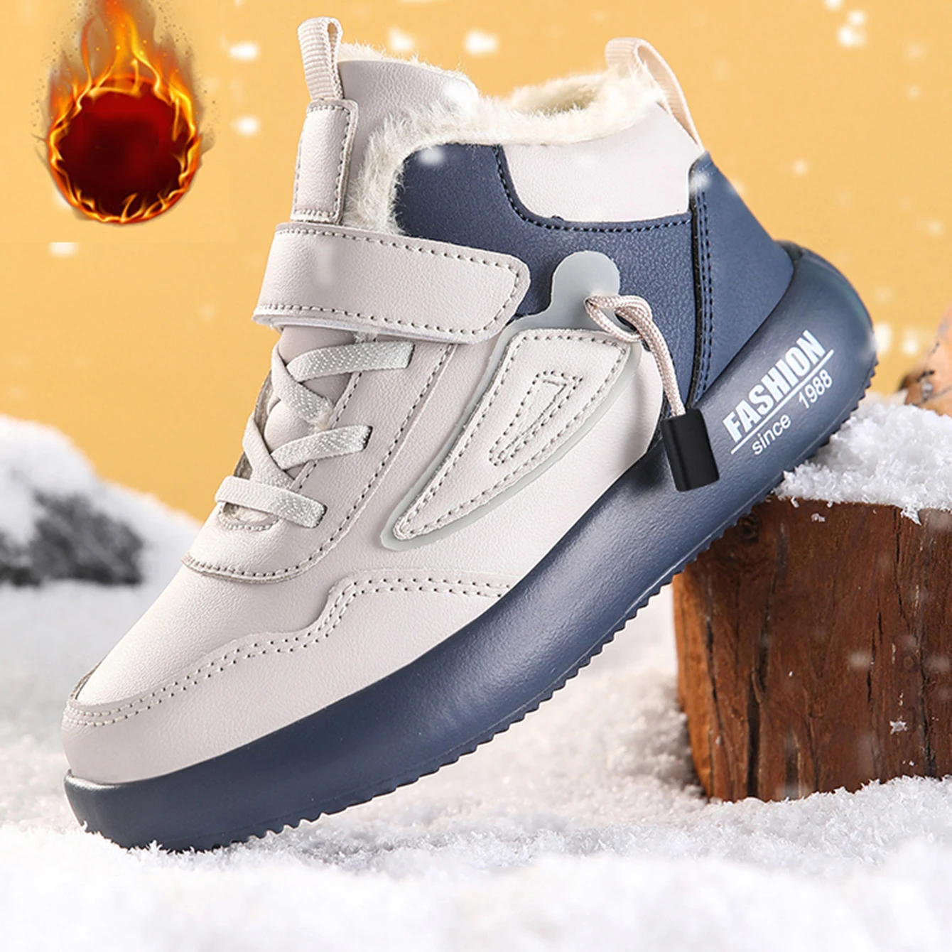 

Детские зимние ботинки, зимние теплые повседневные кроссовки, детская обувь для мальчиков, уличная прогулочная обувь, нескользящая спортивная теннисная обувь для девочек, новинка