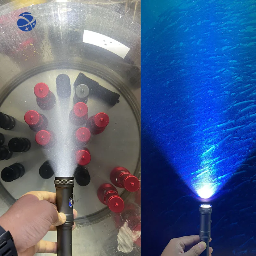 Equipo de buceo LED de 2000 lúmenes, linterna subacuática, antorcha de buceo recargable profesional