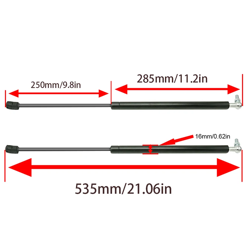 2Pcs Car Front Hood Bonnet Universal Lift Support Rods Gas Springs Strut For Nissan Qashqai J11 2014 2015 2016 2017 2018