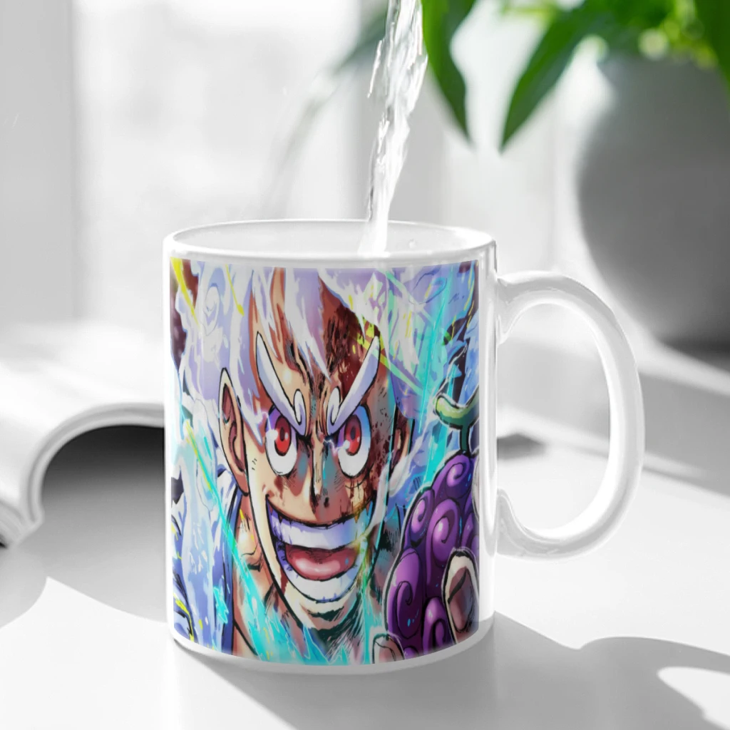 ONE-PIECE-Luffy-Free shipping Coffee Mug Custom Tea Cup Black Milk Beer Mugs Lovers Friends Gifts