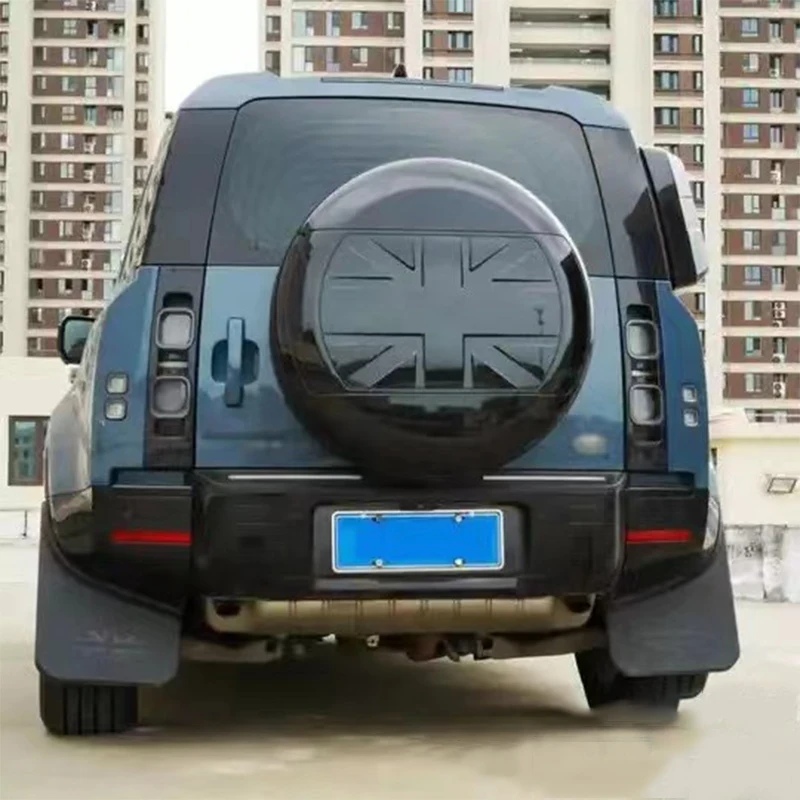 New Car Spare Tire Cover For Land Rover Defender 90/110 2020-2023 With ABS Material Tire Protective Cover Car Accessories