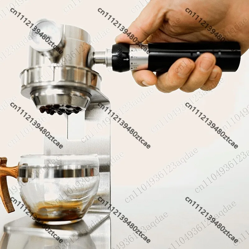 Compact Pneumatic Espresso Maker Hand-Pressurized 9-18 Bar Portable Coffee Machine for Home/Travel
