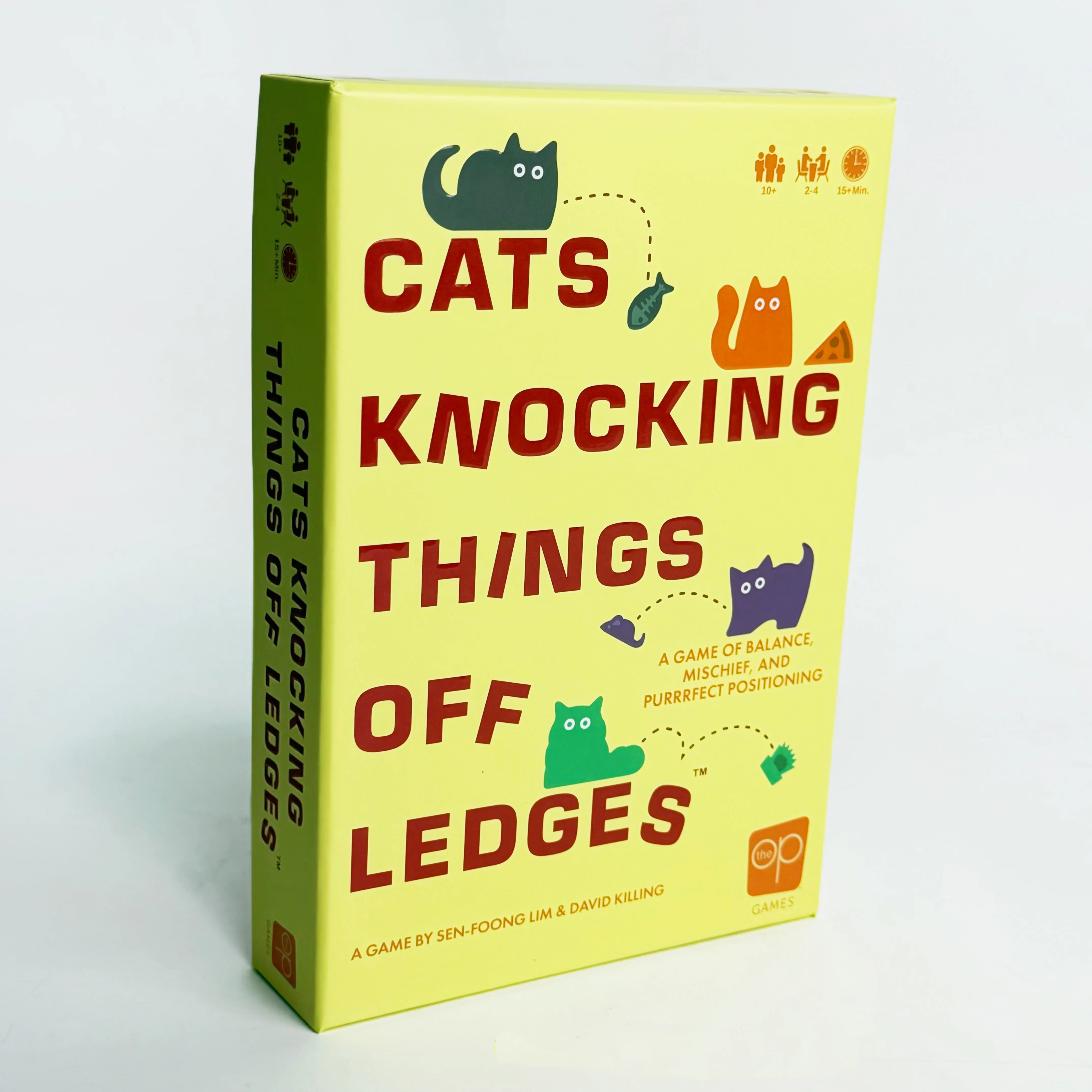 Board Game Cats Knocking Things Off Ledges, Swat Small Objects, Balance, Hands-On Play, Birthday Gift