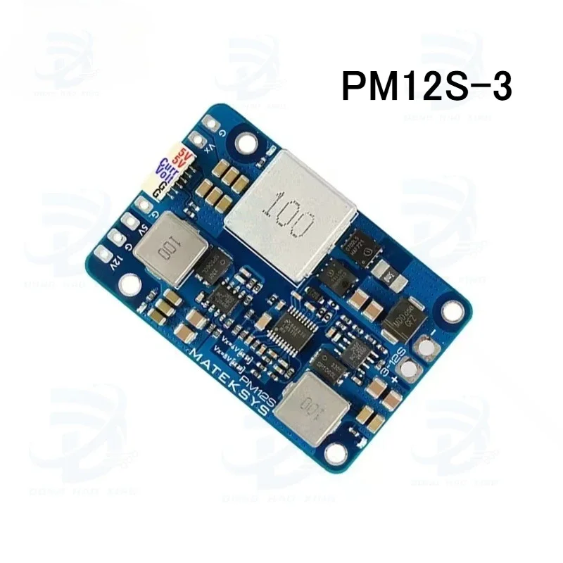 BoMaS1pcs For MATEK PM12S-3 Power Module 3-12S LIPO 5V 9V VX BEC With HeatSink For RC Multirotor Fixed-Wing Airplane FPV Cinelif