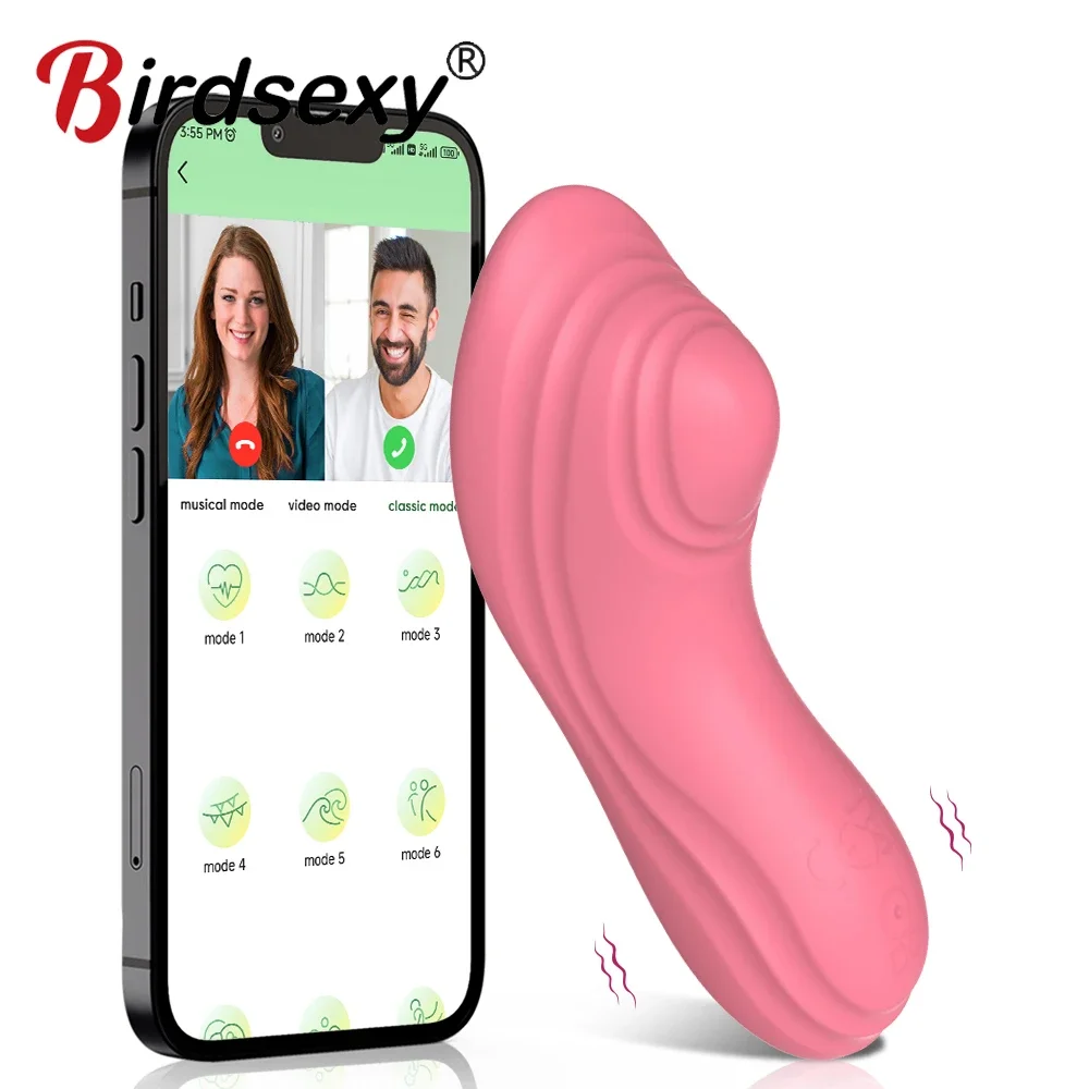 Wireless Bluetooth G Spot Dildo Vibrator for Women APP Remote Control Wear Vibrating Egg Clit Female Panties Sex Toys for Adults