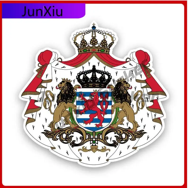 

Luxembourger Coat Of Arms Sticker Uv Protected Luxembourg Flag Lux Coa Car Sticker Vinyl Decal Waterproof Durable For Car Window