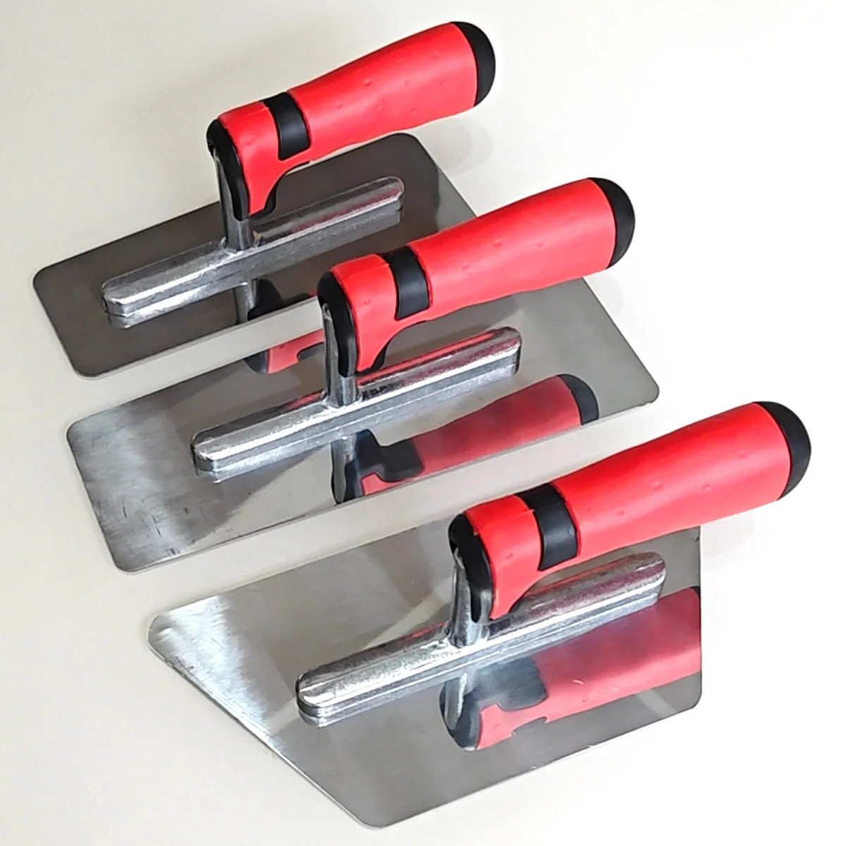 Venetian Stainless Steel Plaster Trowel Red Anti-slip Handle Art Paint Finishing Tool