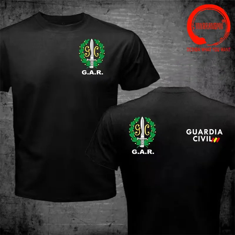 España Guardia Civil G.A.R. Operaciones Especiales T Shirt Men Fashion Summer Spain Military Army Tee Shirt Mens Tshirt Camiseta
