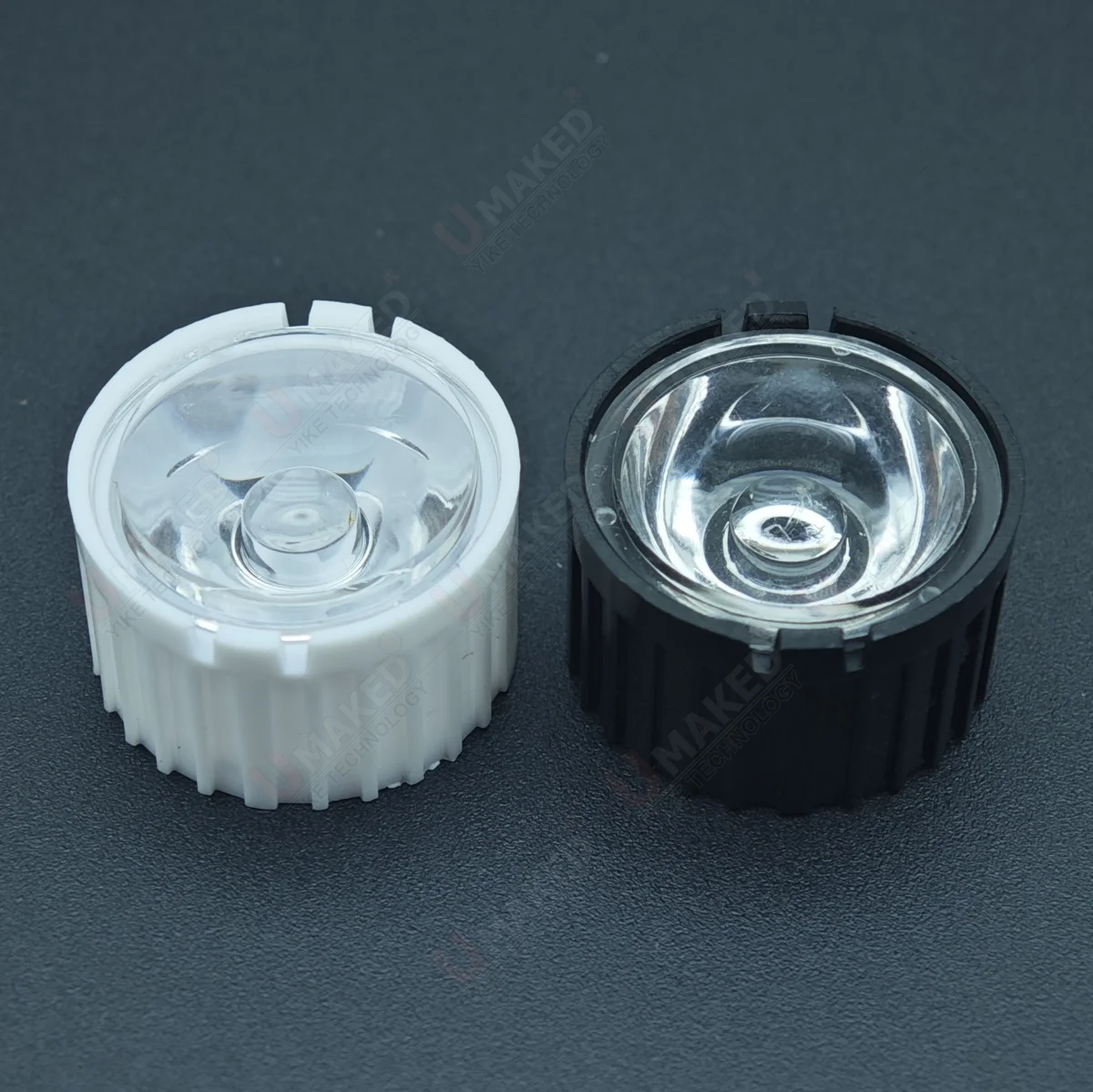 30pcs 20mm clear face led lens with bracket holder 8 15 30 45 60 90 120 Degree led lense for 1/3W high power led beads lamp len