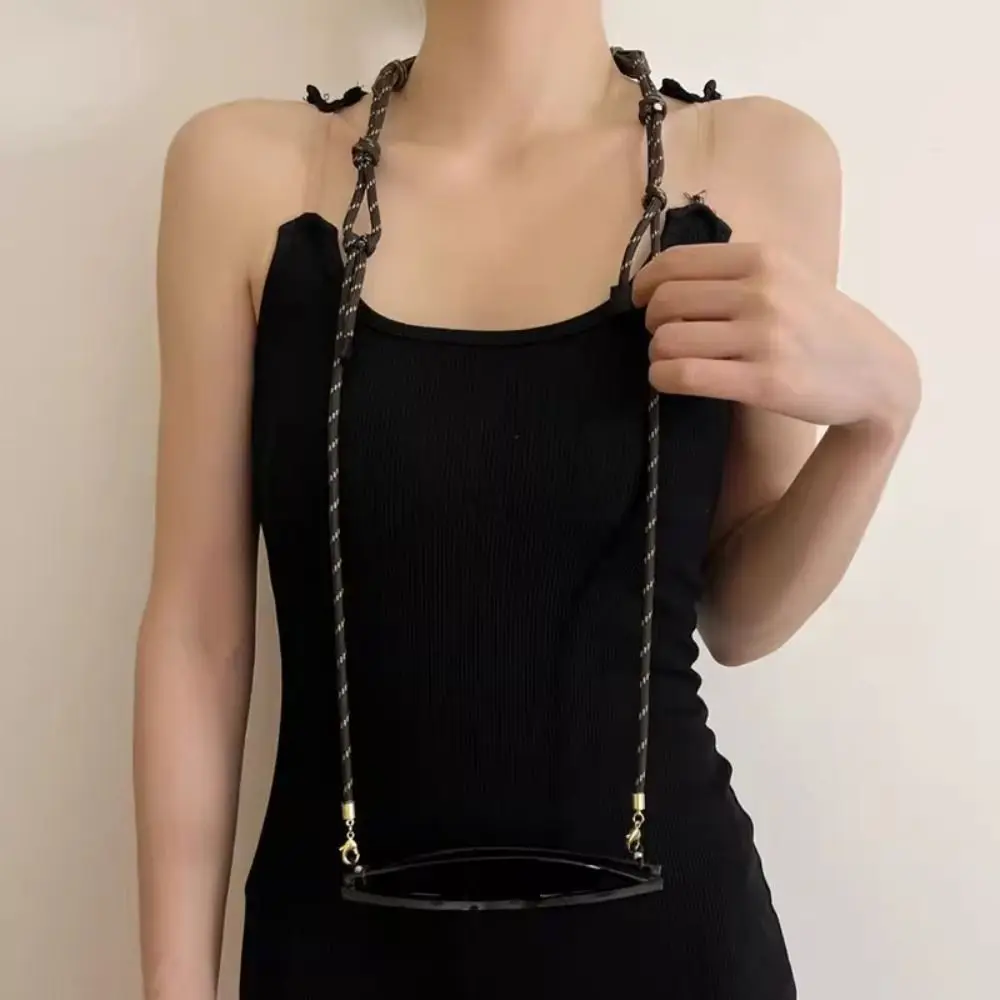 مكافحة سقوط حبل نايلون سلسلة النظارة نسج الرقبة حزام سلسلة النظارات الحبل الملونة نظارات تخزين الحبل #3