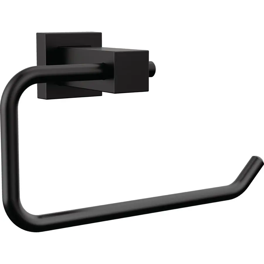 

Faucet Velum Toilet Paper Holder, Black Wall Mounted Toilet Paper Holder, Tissue Holder, Matte Black IAO20851BL