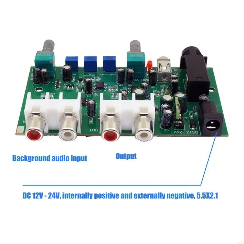 Pickup Activated Ducking Device Lowers Music Automatically Adjustment Sound Mixing Board For Priority Applications 
