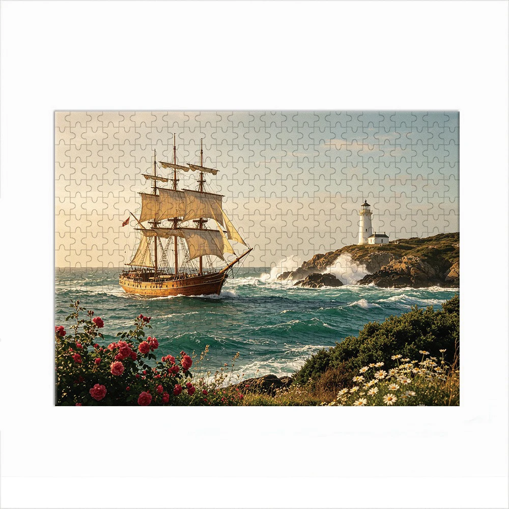 35/300/500/1000pcs Personalized Custom Photo Puzzle Family Photo DIY Photo Puzzle Portrait Handmade Birthday Gift