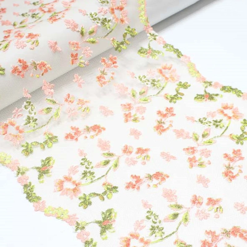 

1Yard Beautiful Embroidery Lace Trim Fabric For Clothes Skirt Hem Underwear Sewing Craft DIY Apparel Fabrics Lace Lingerie