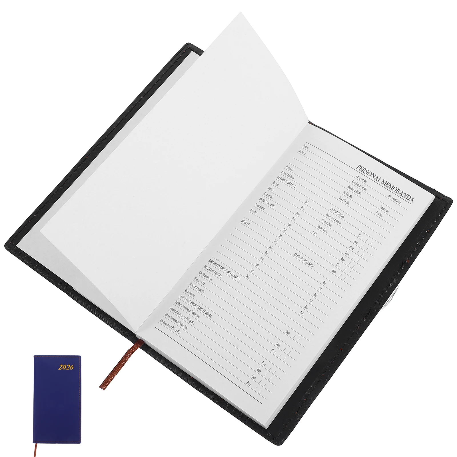

Weekly Planner Calendar Notebook Agenda for Men Mini Planners Pvc Daily to Do Academic Schedule Notebooks Work