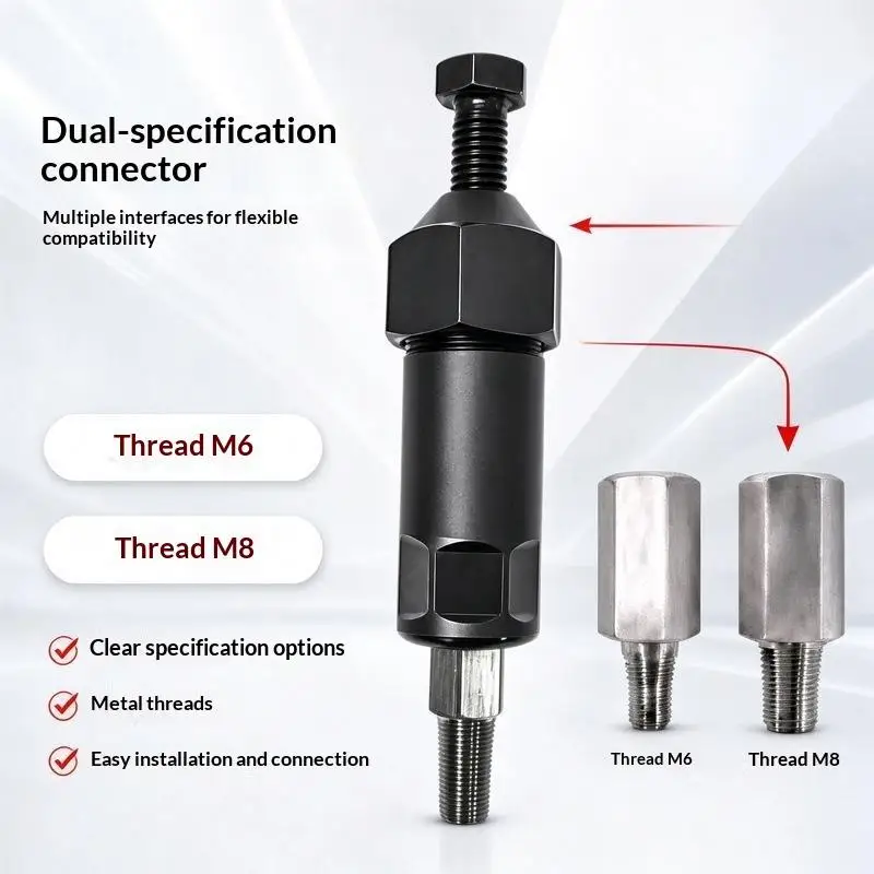 【MA】For Heavy-Duty Grease Fitting Cleaner Tool Clear Blocked Lubrication Lines Black Grease Fitting Unclogging Tool
