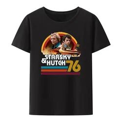 Starsky and Hutch T Shirt Women Men Summer Short-sleev Street Fashion Graphic Tee Tops Classic Harajuku Casual Camisetas 77899