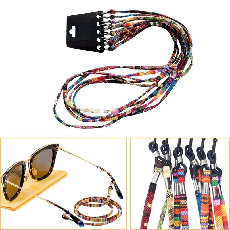 49MF Eyeglass Chain Reading Glasses Chain String Holder Neck Cord Eyewear Glass Neck