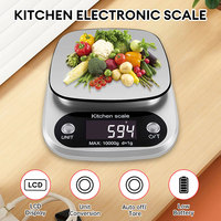 High Precision 0.1g Waterproof Kitchen Scale 10kg Electronic Jewelry Food Baking Scale Gram Weighing Precision Measuring Tool