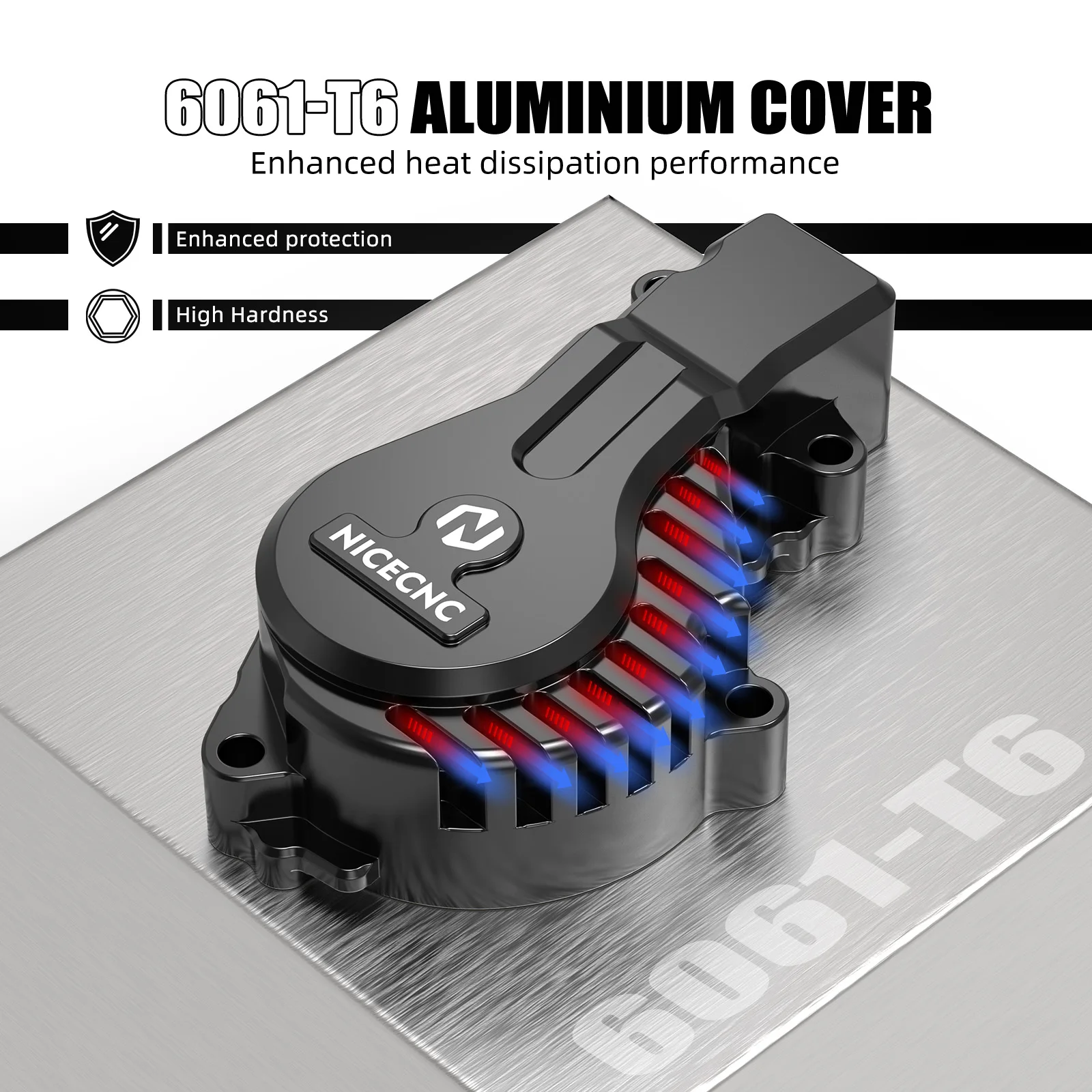 (EU-Lager) NICECNC Wasserpumpenabdeckung Wasserpumpenkühler Impeller-Abstandshalter für KTM 690 Enduro /R 690 SMC /SMC R 12-2023 Husqvarna 701 – Detail 3