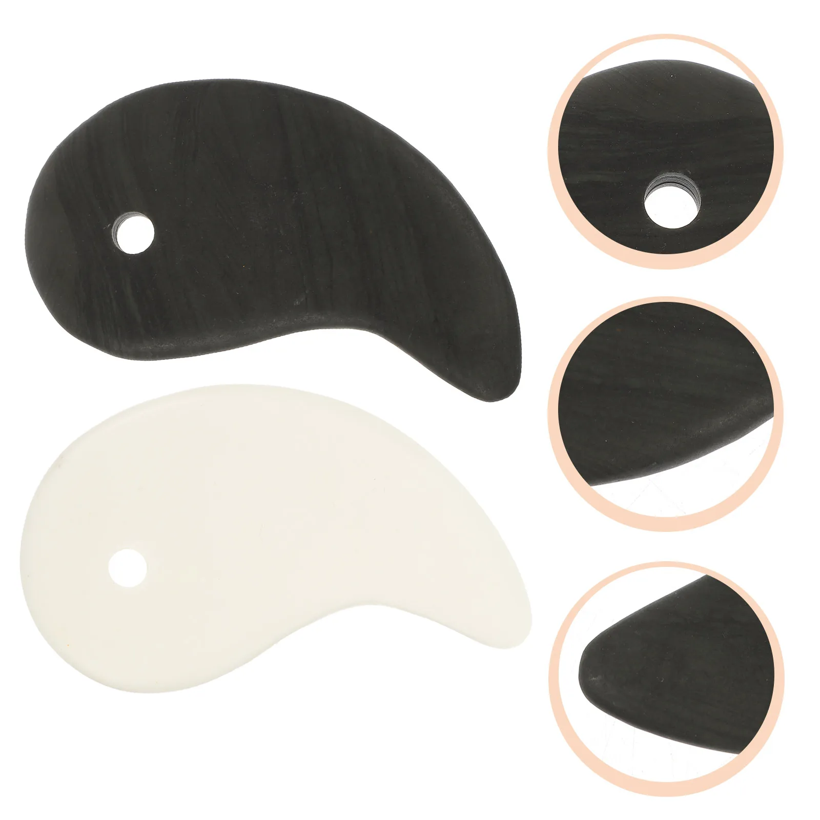 

2 шт., многофункциональная скребковая доска, портативный скребок для лица, прочный инструмент для массажа мышц, домашняя терапия, бытовой массажный скребок