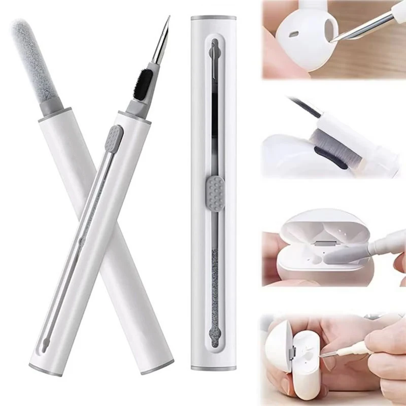 3 In 1 Bluetooth Earphones Cleaning Tool Earbuds Case Cleaner Kit Cleaning Brush Pen For Airpods Pro 3 2 1 Headphones Clean Set
