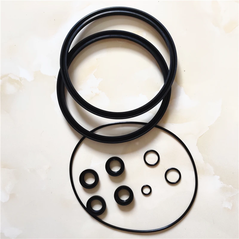 Tire Raking Machine Accessories Inner Diameter 186mm Double Intake Large Cylinder Assembly Sealing Seal Ring Set