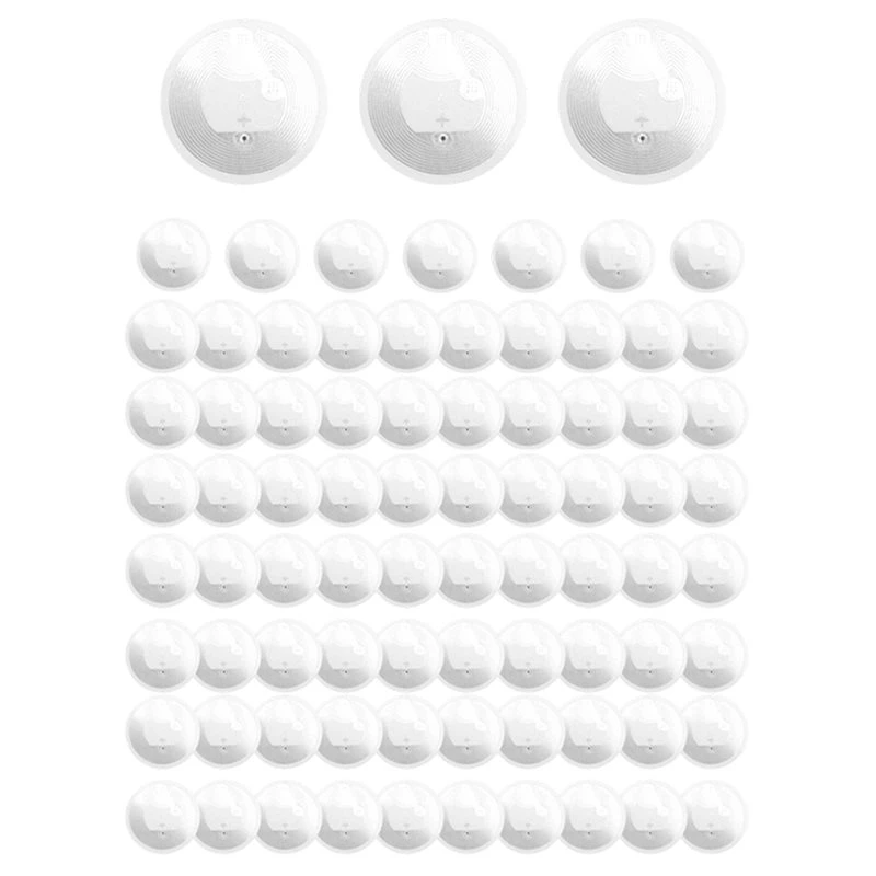 M01K Universal NFC Ntag213 80 Pcs Sticker Labels 13.56Mhz ISO14443A NTAG 213 For ALL NFC Enabled Phones