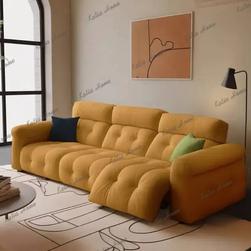 Factory Direct Extendable Electric Recliner Sofa Breathable Modern Apartments Electric Recliner Sofa Luxury Relax Divano Soggior