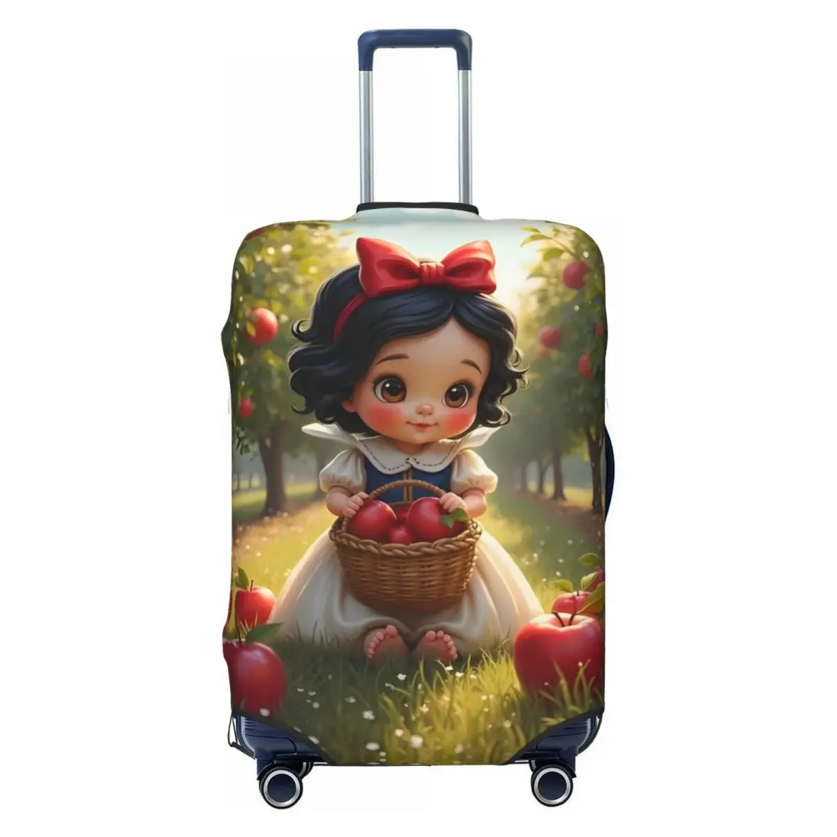 

Custom Snow White And The Seven Dwarfs Luggage Cover Cute Kawaii Princess Cartoon Suitcase Protector Covers Suit For 18-32 inch