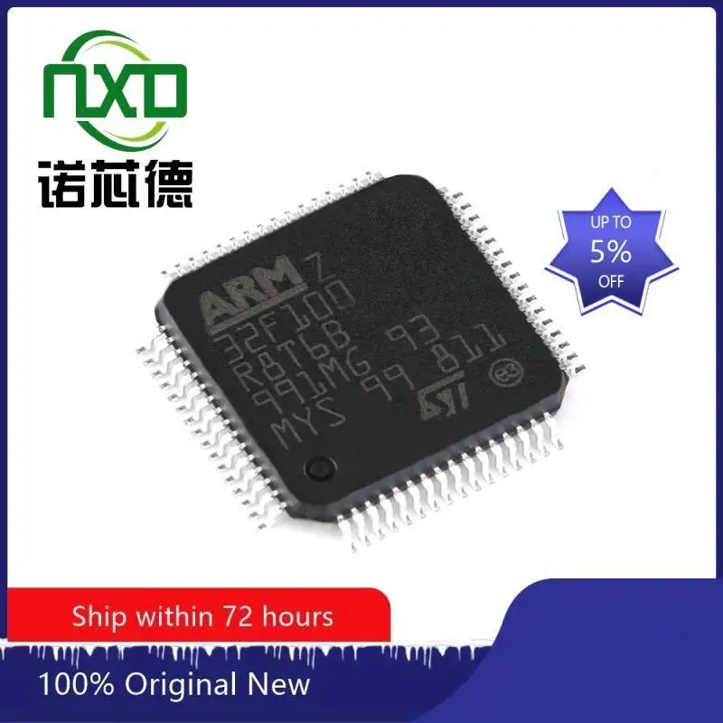 10PCS/LOT  STM32F100R8T6B LQFP-64  new and original integrated circuit  IC chip component electronics professional BOM matching