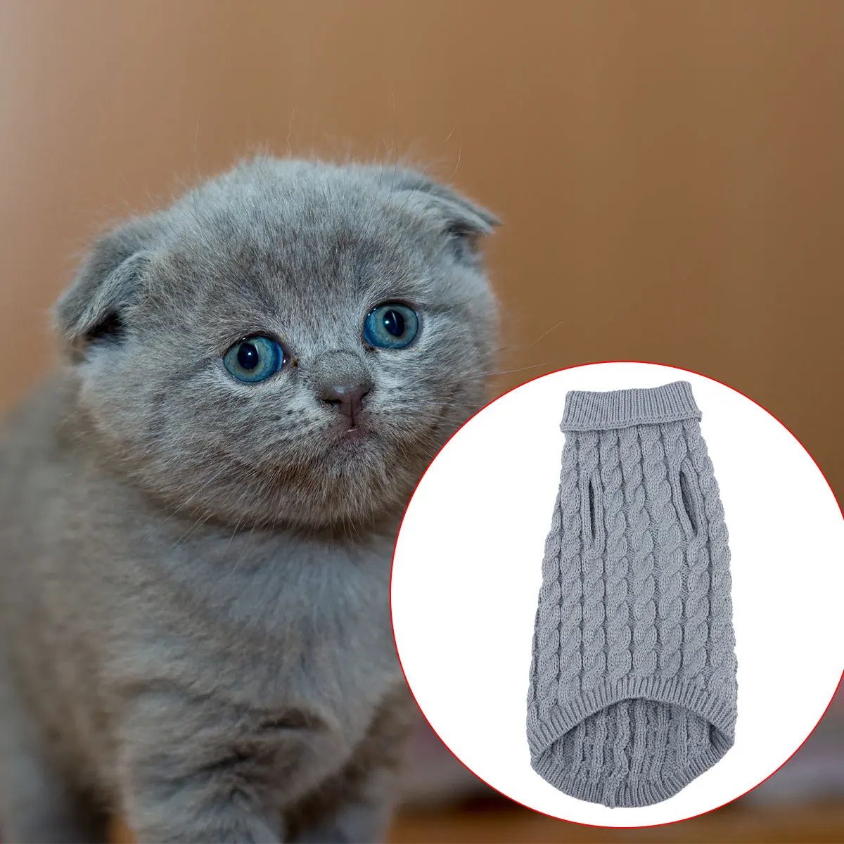 

Sweaters Dog Knitted Doggy Comfortable Casual Warm Clothes Cute Pet Clothing Doggie Light Weight