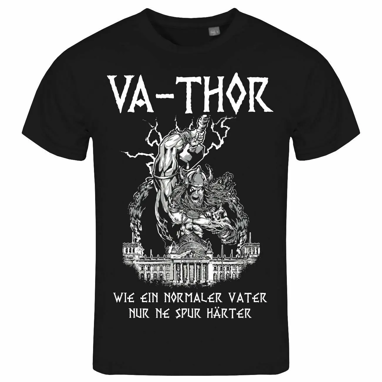 

Ва-Тор. Футболка с надписью «Vikings Motif Thor» на День отца Новые повседневные футболки из 100% хлопка с коротким рукавом и круглым вырезом