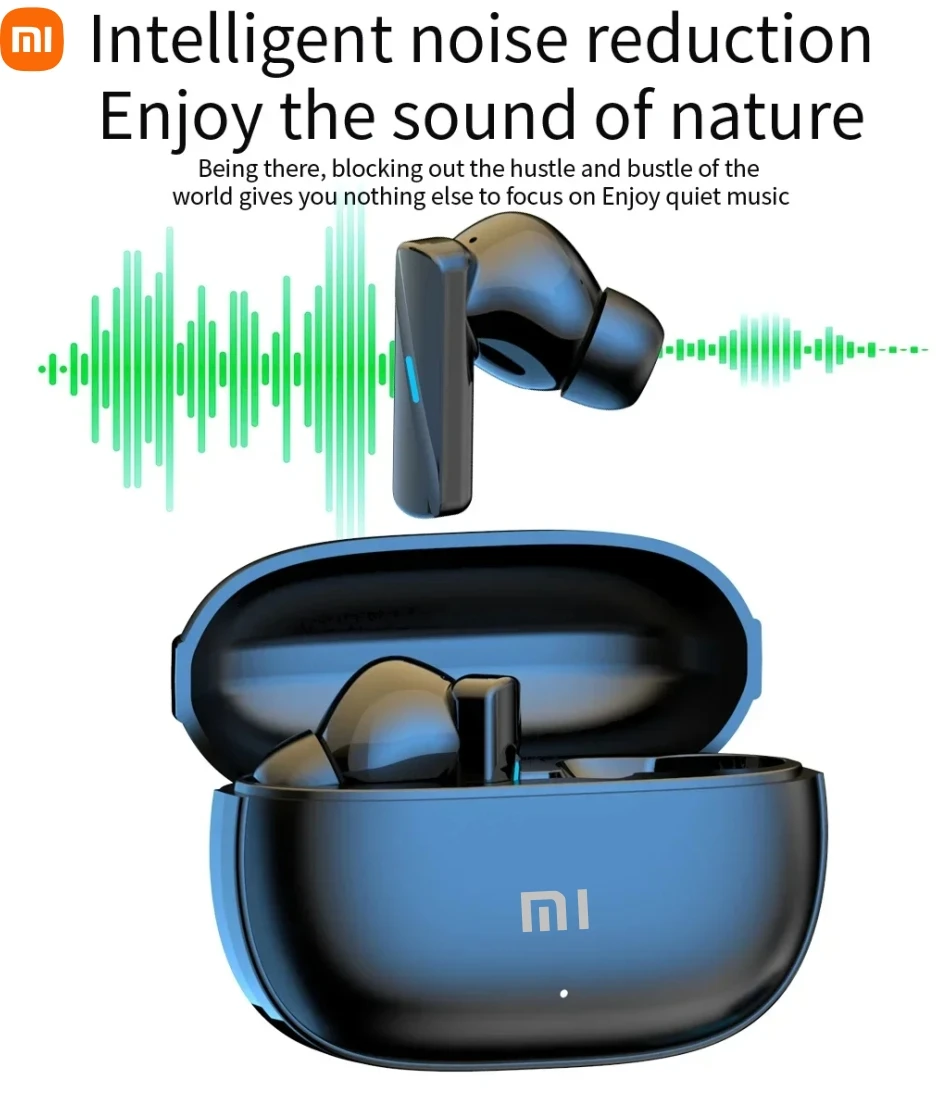 Xiaomi TWS mate50 Wireless Headsets Bluetooth Earphone 5.3 ENC Earbuds LED Power Display Sport Headphone with Mic for  Phone