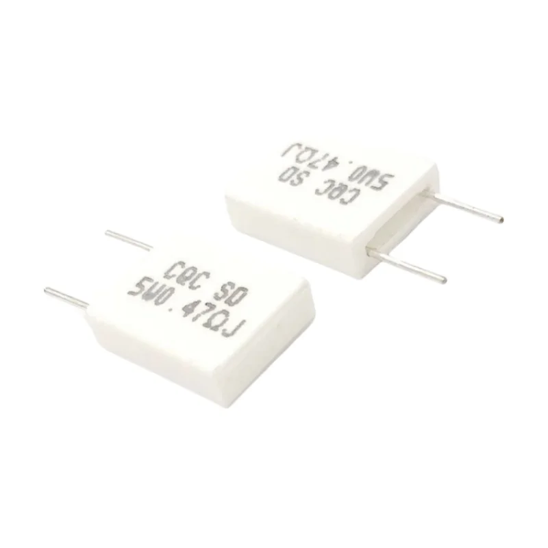 10 Uds BPR56 5W 0.01R 0.015R 0.022R 0.025R 0.033R 0.047R resistencia de cemento cerámico no inductivo 0,05 0,1 0,2 0,5 1 2 4,7 100 Ohm