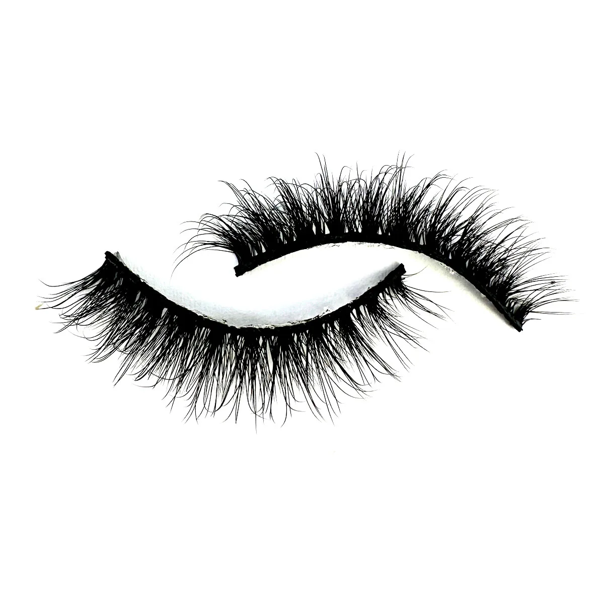 

Wholesale 100Pairs 3D Mink False Eyelashes Cross Natural Eye Lashes Soft Eyelash Wispy Makeup Faux Cilios Maquillaje